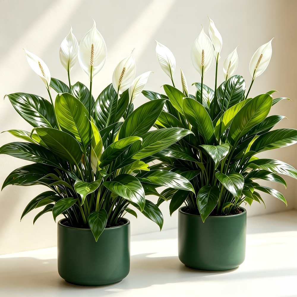 Peace Lily White - 2 шт. высококачественное большое искусственное дерево