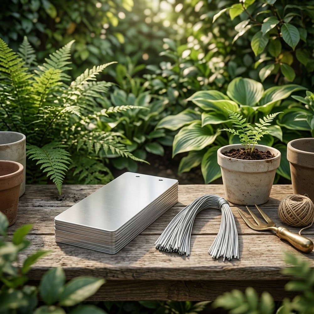 Алюминиевые этикетки для расте – обзор и цена Plant-X Plant Identification
